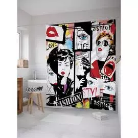 Шторка-занавеска для ванной JOYARTY