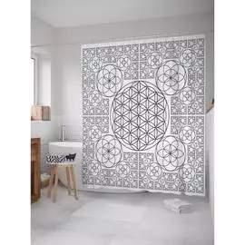 Шторка-занавеска для ванной JOYARTY