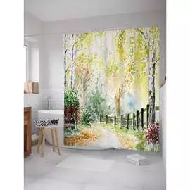 Шторка-занавеска для ванной JOYARTY