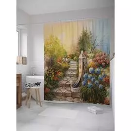 Шторка-занавеска для ванной JOYARTY