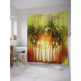 Шторка-занавеска для ванной JOYARTY