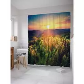 Шторка-занавеска для ванной JOYARTY