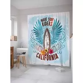 Шторка-занавеска для ванной JOYARTY