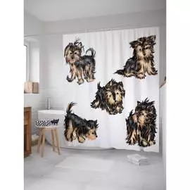 Шторка-занавеска для ванной JOYARTY