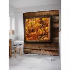 Шторка-занавеска для ванной JOYARTY