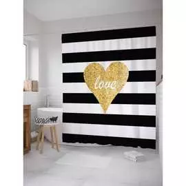 Шторка-занавеска для ванной JOYARTY