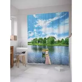 Шторка-занавеска для ванной JOYARTY