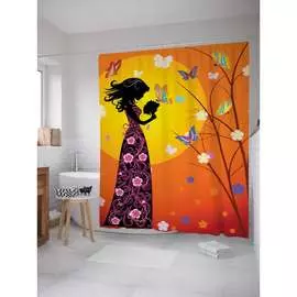 Шторка-занавеска для ванной JOYARTY