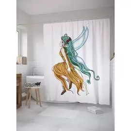 Шторка-занавеска для ванной JOYARTY