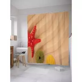 Шторка-занавеска для ванной JOYARTY