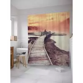 Шторка-занавеска для ванной JOYARTY