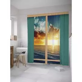 Шторка-занавеска для ванной JOYARTY