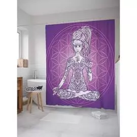 Шторка-занавеска для ванной JOYARTY