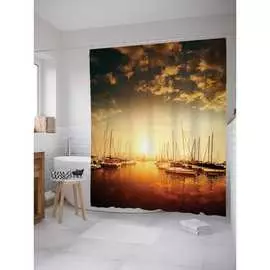 Шторка-занавеска для ванной JOYARTY