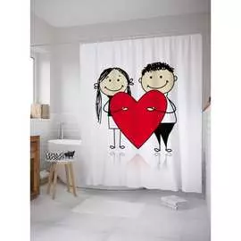 Шторка-занавеска для ванной JOYARTY