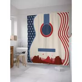 Шторка-занавеска для ванной JOYARTY