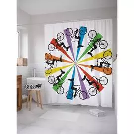 Шторка-занавеска для ванной JOYARTY