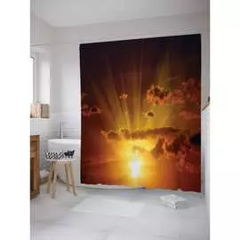 Шторка-занавеска для ванной JOYARTY