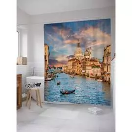 Шторка-занавеска для ванной JOYARTY