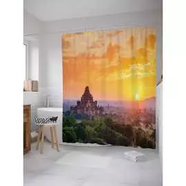 Шторка-занавеска для ванной JOYARTY