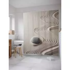 Шторка-занавеска для ванной JOYARTY