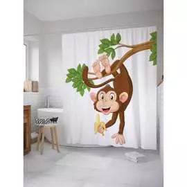 Шторка-занавеска для ванной JOYARTY