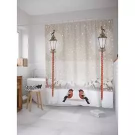 Шторка-занавеска для ванной JOYARTY