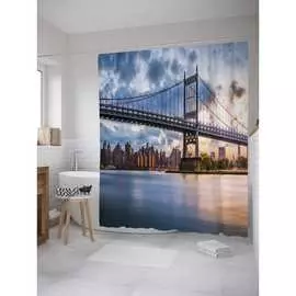 Шторка-занавеска для ванной JOYARTY