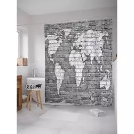 Шторка-занавеска для ванной JOYARTY