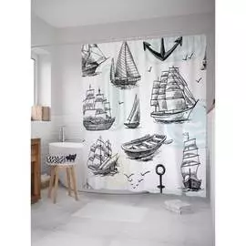 Шторка-занавеска для ванной JOYARTY