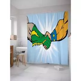 Шторка-занавеска для ванной JOYARTY