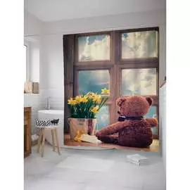 Шторка-занавеска для ванной JOYARTY