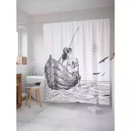 Шторка-занавеска для ванной JOYARTY