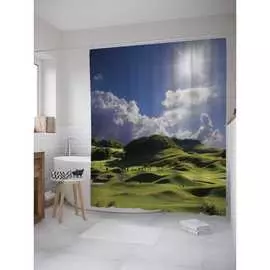 Шторка-занавеска для ванной JOYARTY