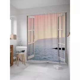 Шторка-занавеска для ванной JOYARTY