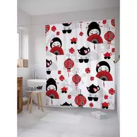 Шторка-занавеска для ванной JOYARTY