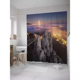 Шторка-занавеска для ванной JOYARTY