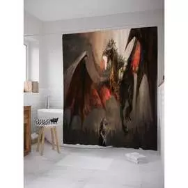 Шторка-занавеска для ванной JOYARTY