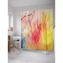 Шторка-занавеска для ванной JOYARTY