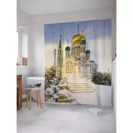 Шторка-занавеска для ванной JOYARTY