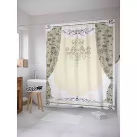 Шторка-занавеска для ванной JOYARTY