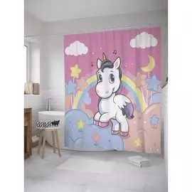 Шторка-занавеска для ванной JOYARTY