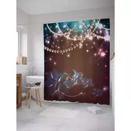 Шторка-занавеска для ванной JOYARTY