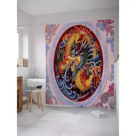 Шторка-занавеска для ванной JOYARTY