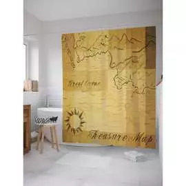 Шторка-занавеска для ванной JOYARTY