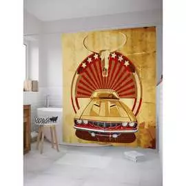Шторка-занавеска для ванной JOYARTY