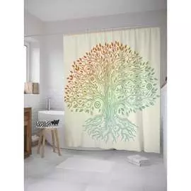 Шторка-занавеска для ванной JOYARTY