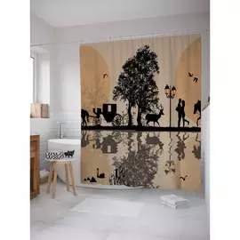 Шторка-занавеска для ванной JOYARTY