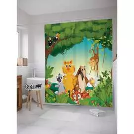 Шторка-занавеска для ванной JOYARTY