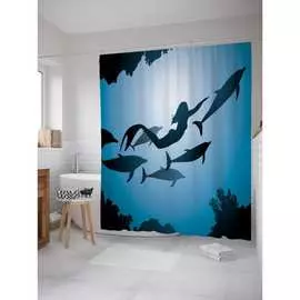 Шторка-занавеска для ванной JOYARTY